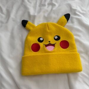 Yellow Pikachu Beanie Hat